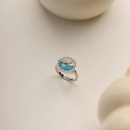 Whale Sterling Ring