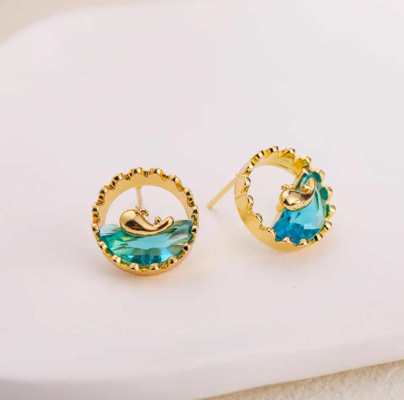 Whale & Wave Ring