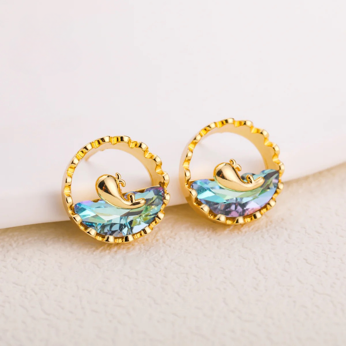 Whale & Wave Ring