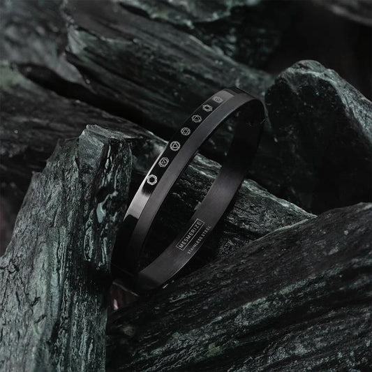 Balance 7 Chakra Stainless Steel Kada Bracelet for Men