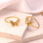 Golden Butterfly Ring