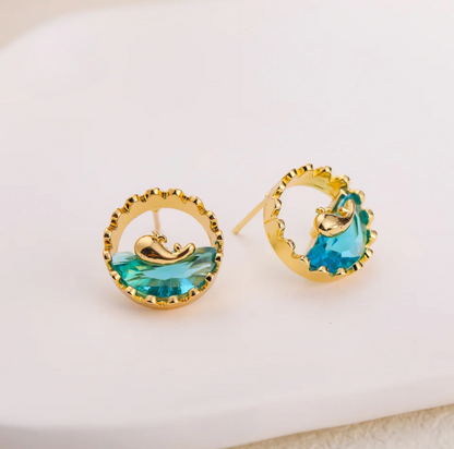 Whale & Wave Ring