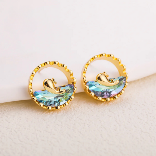 Whale & Wave Ring